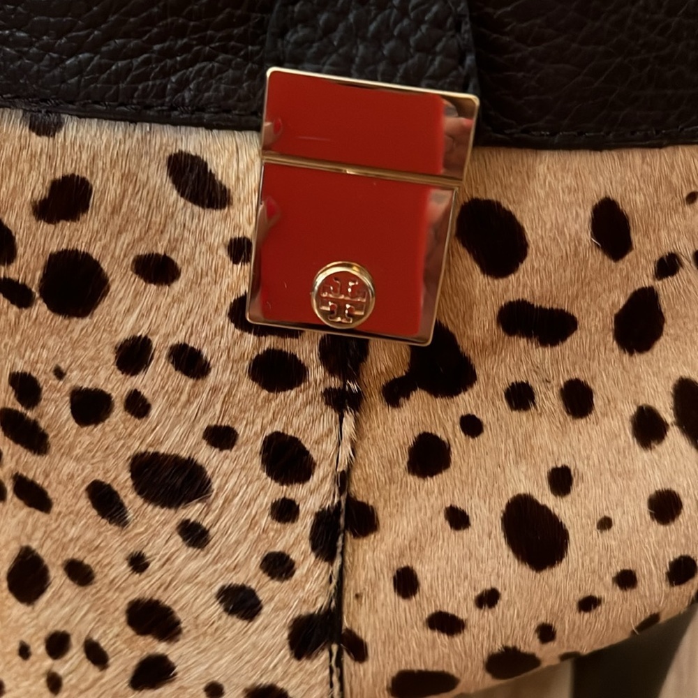 New Tory Burch Calf hair cheetah print Priscilla Boots, size 9 - Picture 7 of 16